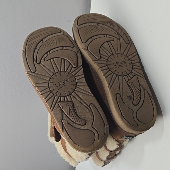 UGG Australia Chestnut Boots with Outer Straps - Picture 7 of 10